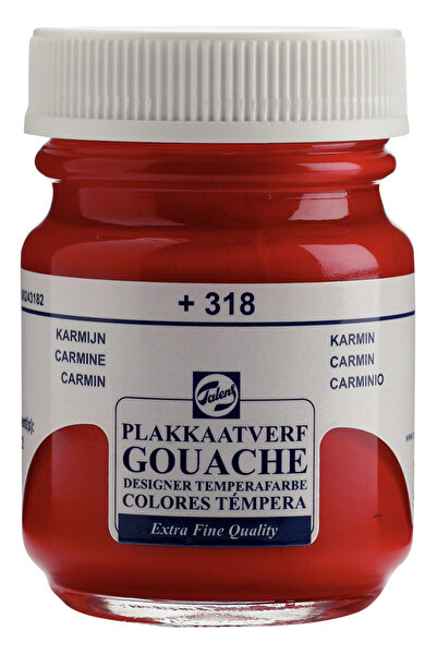 Talens Guaj Boya 50 Ml 318 Kırmızı