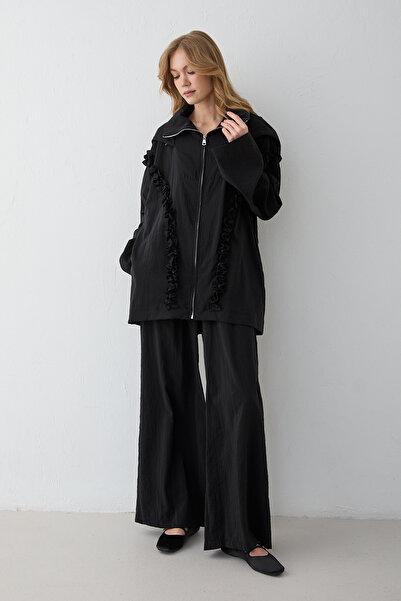 Melike Tatar Ruffle Pants Suit 78-496