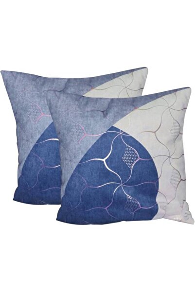 YD Blue Stylish Cushion Covers (5 PCs) – Elegant Home Decor Premium Quality