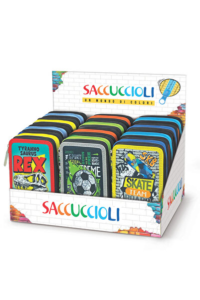 Lebez Penar echipat - Colectia pentru baieti cu 3 fermoare (18 markere si 18 ...