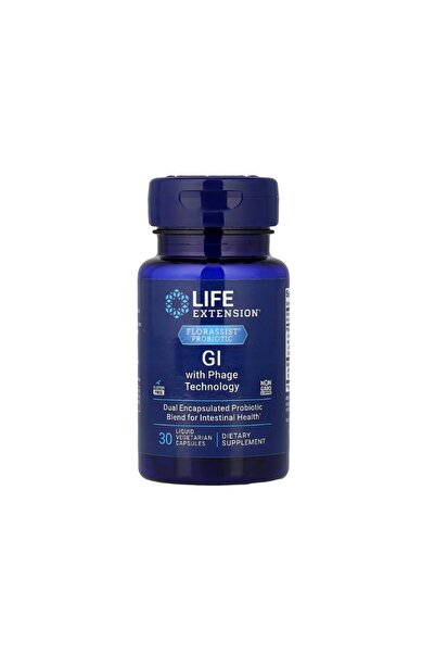 Life Extension FLORASSIST GI cu tehnologie fagică 30 capsule -