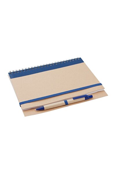 COLLECTİON Blocnotes A5, din hartie reciclabila, 60 file veline, cu pix din c...