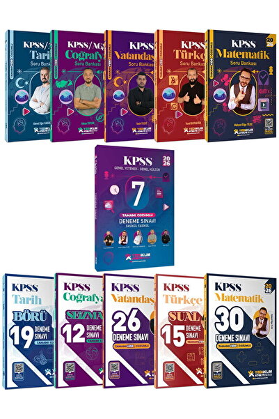 Yediiklim Yayınları 2026 Atölye Serisi GYGK Altın Soru Seti 11 Kitap