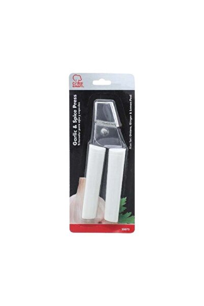 Chef Craft Garlic and Press White 3.5 x 8.75 Inch