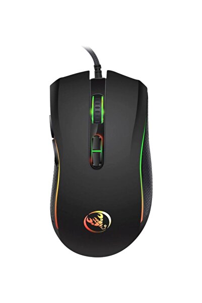 HALAMODO Wired Gaming Mouse Black