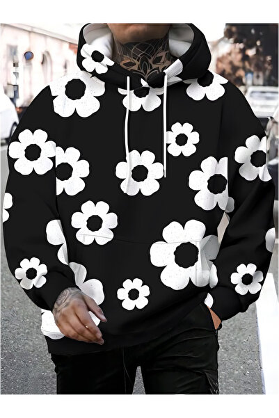 bellanova Unisex Black Oversize 3 Thread Raster Sweatshirt - Premium Quality ...