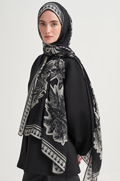 carell Sera İncira Viskon Şal Siyah