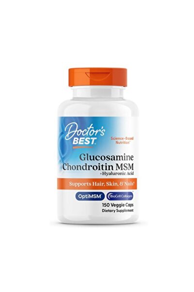 Doctor's Best Glucosamine Chondroitin MSM + Hyaluronic Acid 150 Capsule -