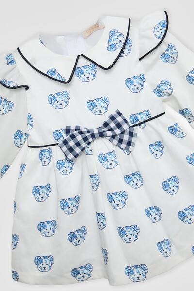 GB Baby BG Store Kız Bebek Desenli Elbise
