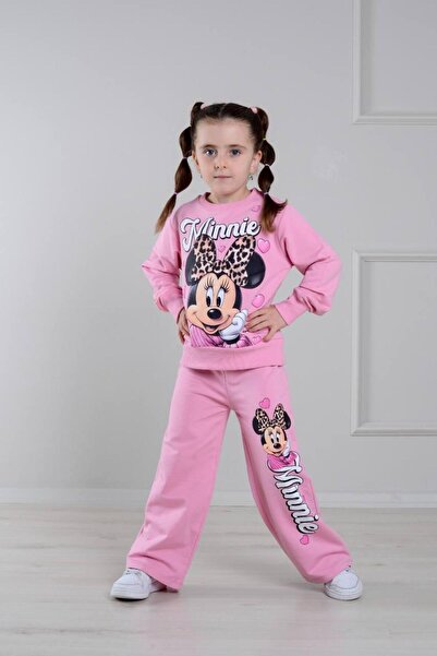 LİLLYPİCCA Set de 2 bucăți pentru fete, hanorac cu modele și pantaloni largi ...