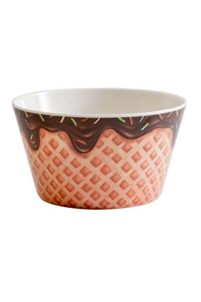Hutzler Dishwasher Safe Round Ice Cream Bowl Multicolour