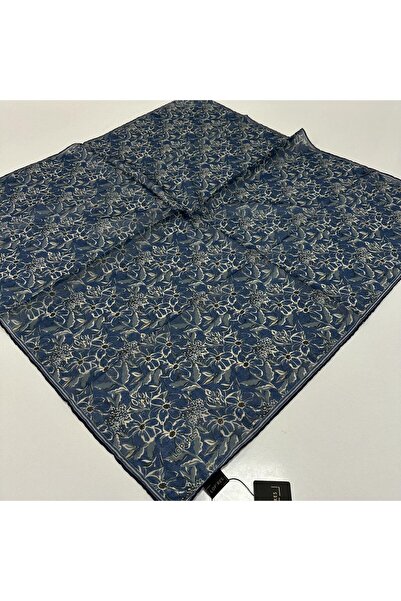 LOPRES وشاح قطني ناعم من لوبريس، سلسلة أزرق داكن LDN9301