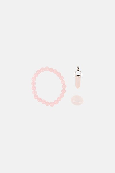 Muy Mucho Women Fashion Love Bracelet Set, Pink