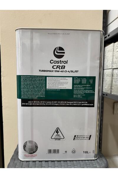 Muhtelif Turbomax 15W-40 18 lt Motor Yağı