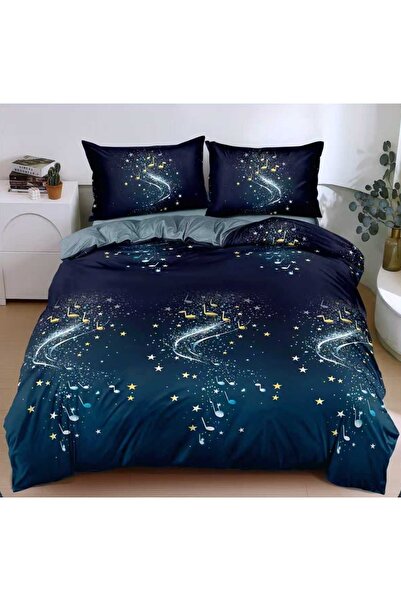 CHIRASO CHIRASO Bedding Set, 4 Pieces, Satin Cotton, ELASTIC Sheet 180X200cm,...