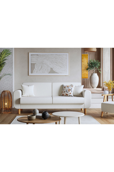 KONFOR Vina Bohem Üçlü Koltuk