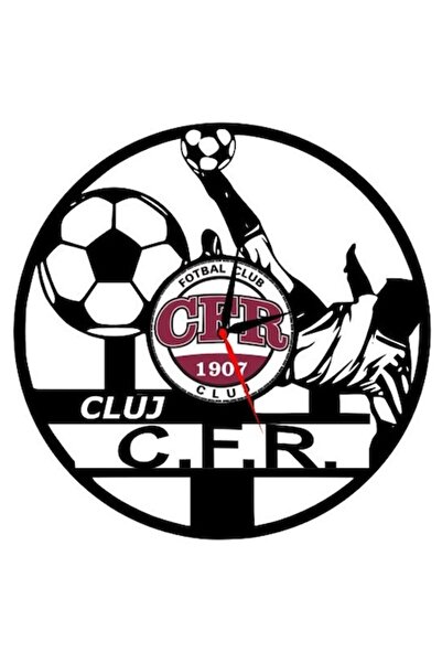 OEM CFR Cluj Wall Clock, Handmade from Authentic Vinyl Disc, Gift for Fans