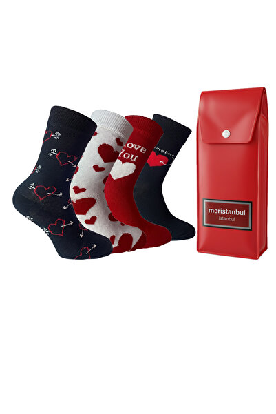 meristanbul Valentine's Day Socks Heart Socks Set - Gift for Lover/Friend