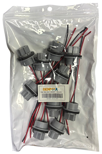 benmax T20 93 Tek Duy Ampul Duyu 10 Adet Fiyatı (BX14 050)