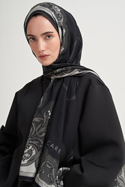 carell Olea İncira Viskon Şal Siyah