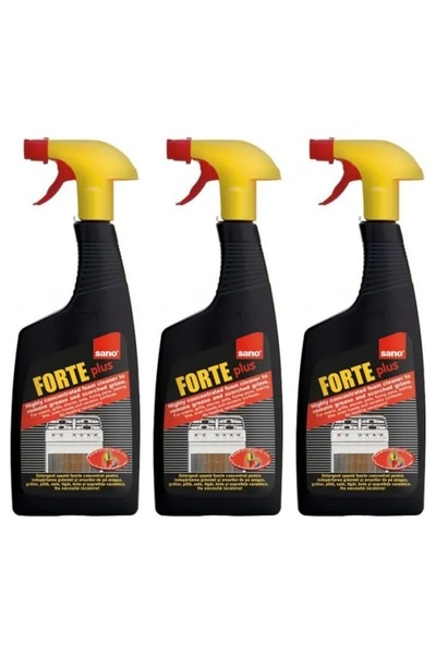 Sano SET 3 PIECES - Forte Plus Premium Cleaning Solution 1000ml Value Pack