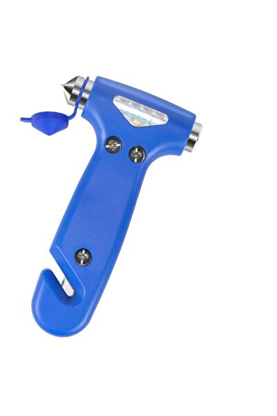 Choice1 Blue Multi-function Hammer Two-in-one Safety Hammer Rescue Hammer Car...
