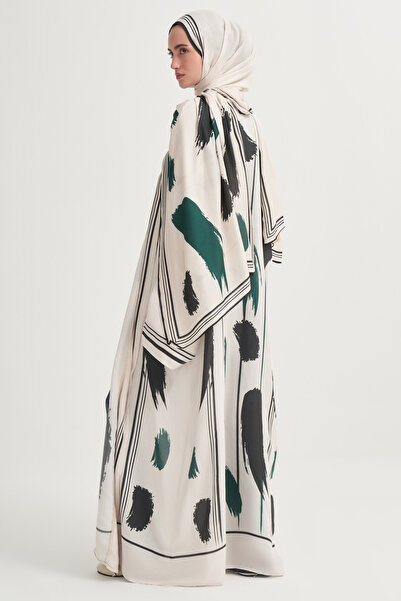 carell Emera Floş Abaya Krem