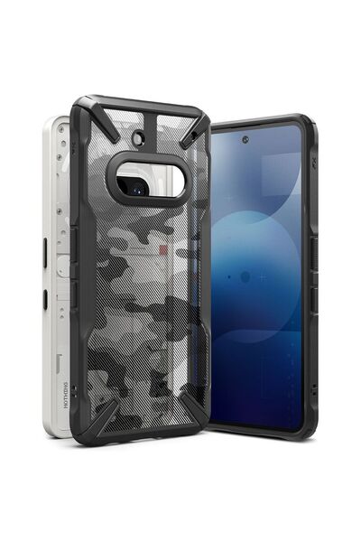 Ringke Fusion X Case Compatible with Nothing Phone 3A - Camo Black