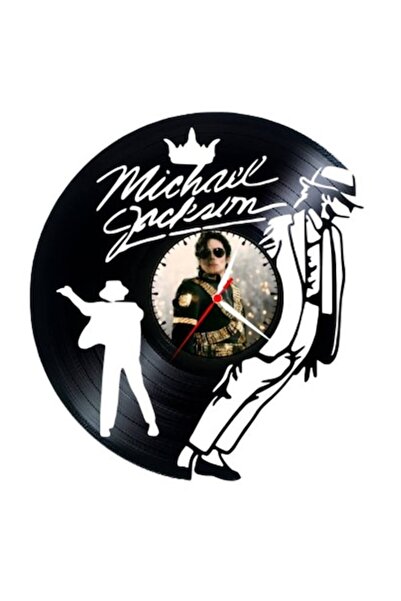 OEM Michael Jackson Wall Clock from Vinyl Disc, Handmade, 12 inch