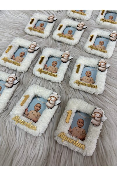 SHOOP 10 adet peluş doğum günü magneti dolap süsü (rengini bizlere ulaşarak d...