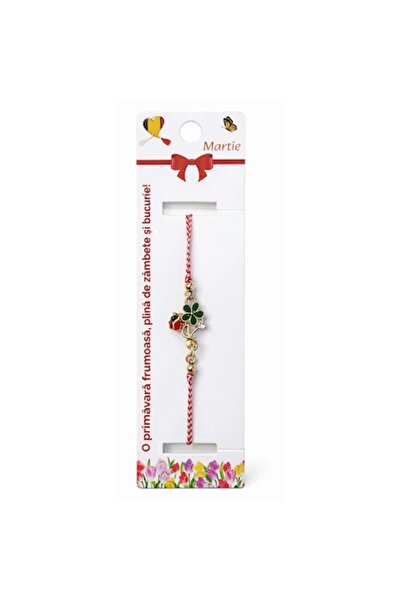 OEM Set of 12 Martisor Bracelets with Clover and Ladybug