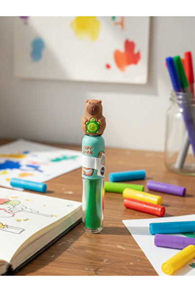 Bam Capybara Design Colorful Felt-Tip Pen