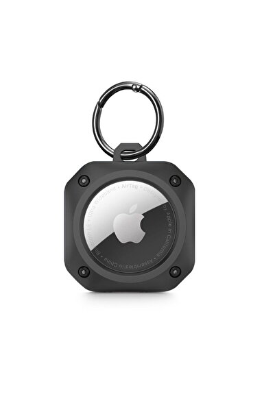 Tech-Protect Apple AirTag Protective Case - Rough Pro, Black