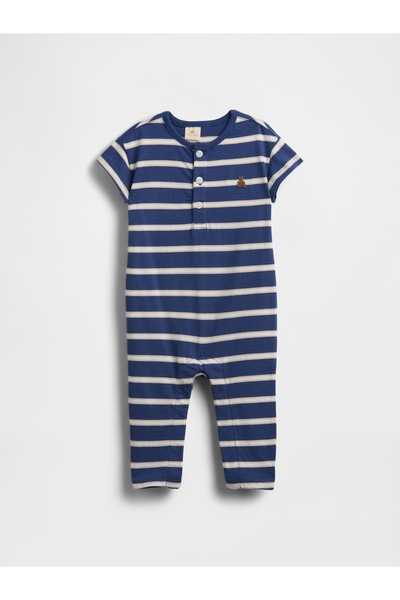 GAP Bebek Koyu Mavi Brannan Bear Henley Bodysuit