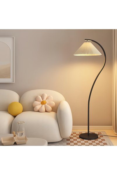 sharpdo Black Arc Floor Lamp, 3-Color Dimmable, Iron Sand Base, Modern Standing Lamp for Living Room