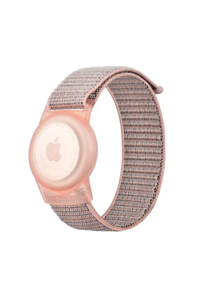 Tech-Protect Kids Nylon Band & Case for Apple AirTag - Pink
