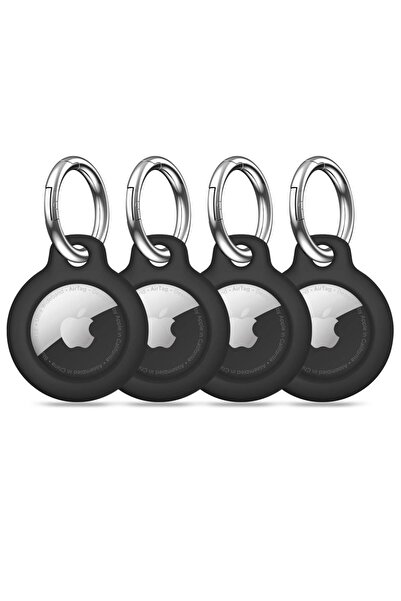 Tech-Protect Rough Protective Cases Set for Apple AirTag - Black