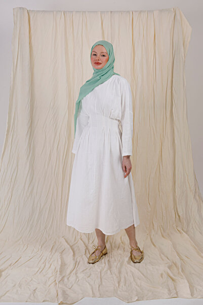 FENZA SCARF Water Green Color Bamboo Shawl