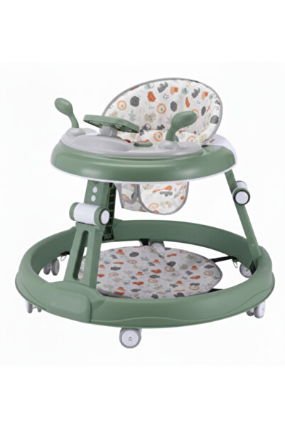 Baby Walker مشاية أطفال قابلة للطي وتعديل الارتفاع - من عمر 6 إلى 18 شهرًا