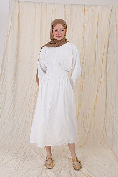 FENZA SCARF شال من الخيزران بلون اللاتيه