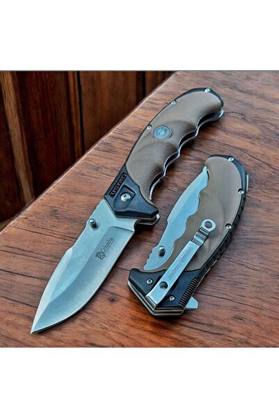 tekinhediyelik Kamp Çakısı Kaucuk Kaymaz Sap