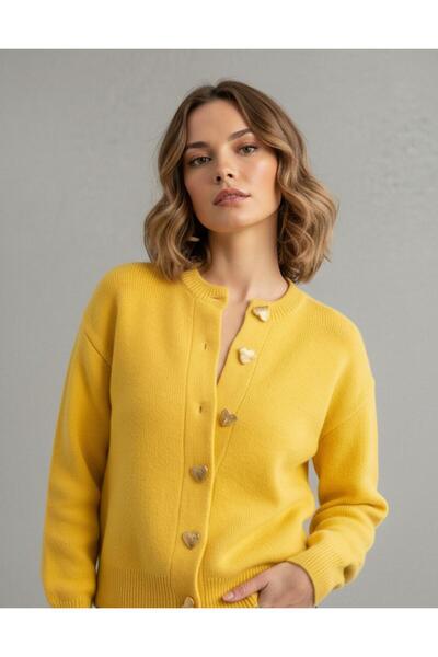 hidafashion KALP DÜĞMELİ HIRKA