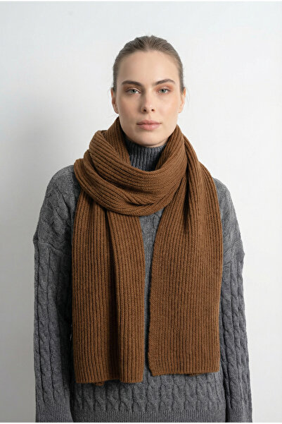 Shophia Women's Knitted Scarf - Cinnamon