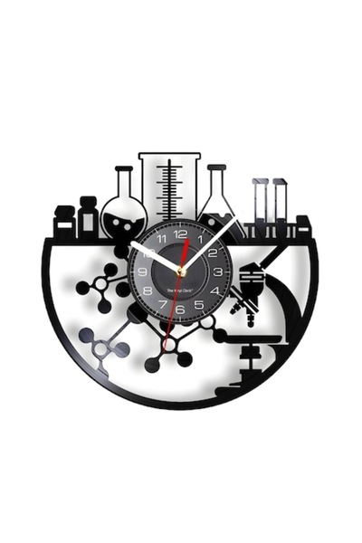 OEM Vinyl Wall Clock Laboratory Design
