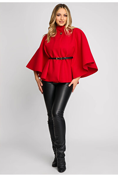 OEM Spring-autumn cape, elegant, Helen, with belt