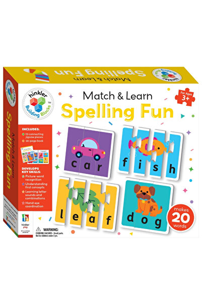 Hinkler Building Blocks Match & Learn Spelling Fun