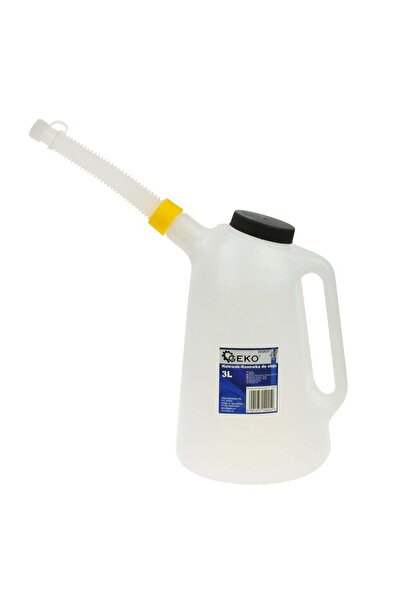 GEKO RECIPIENT GRADAT CU CAPAC SI FURTUN FLEXIBIL PENTRU ULEI SI ANTIGEL, 3L -