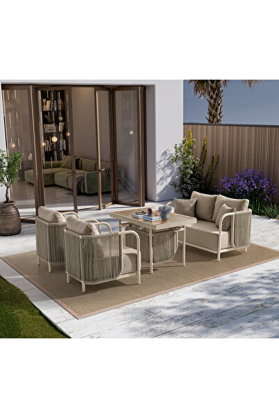 Boline Mobilya Roma Bahçe Oturma Takımı