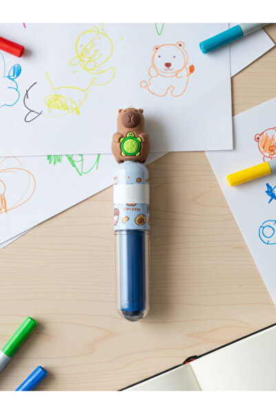 Bam Capybara Design Colorful Felt-Tip Pen