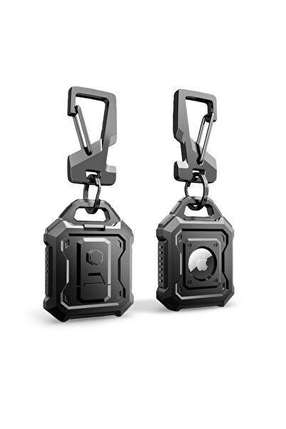 Tech-Protect Kevlar Pro Keychain Case for Apple AirTag, Black